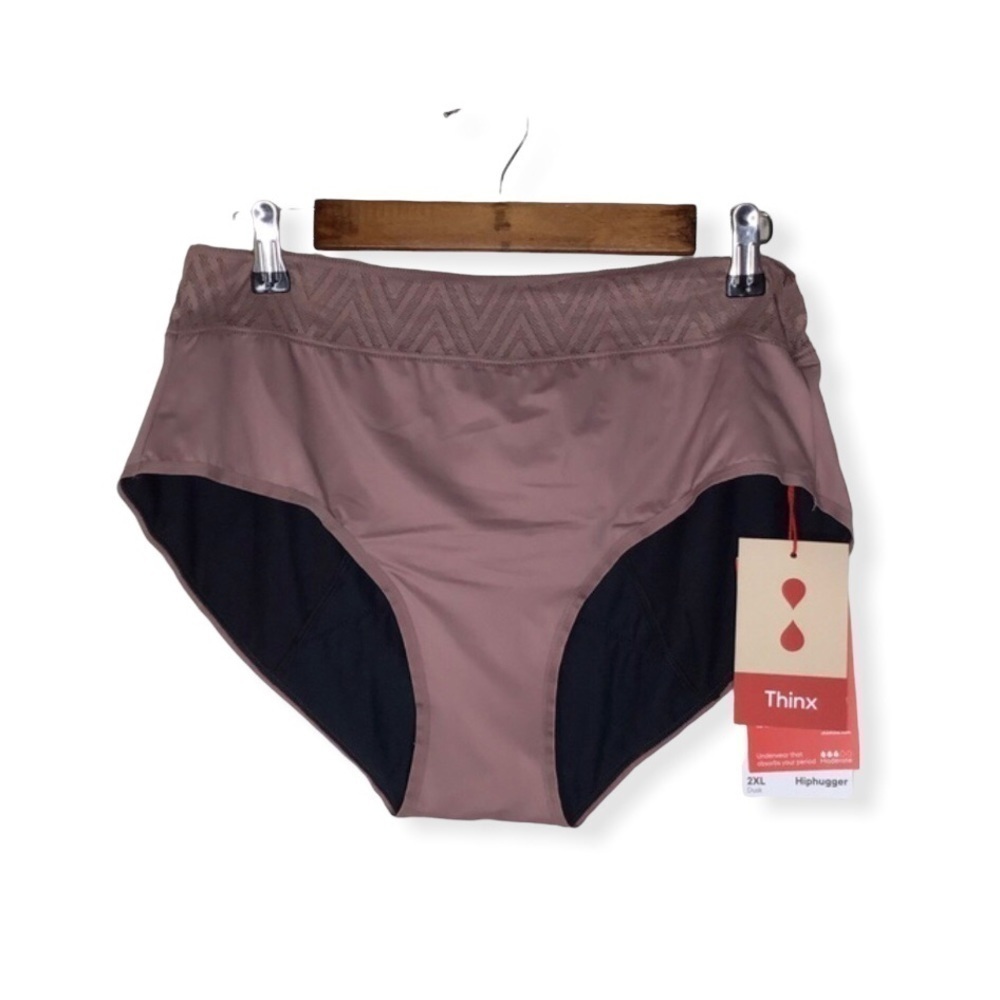 NWT Thinx Period Panty Hiphugger in Dusk Size 2XL.